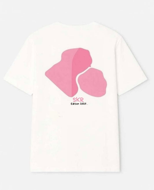 T-shirt SKR | Bleu & Rose