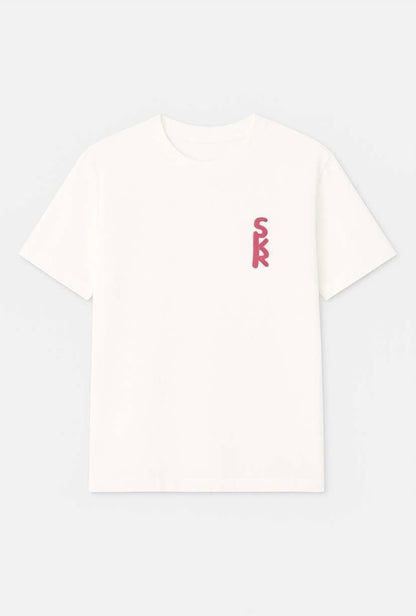 T-shirt SKR | Bleu & Rose
