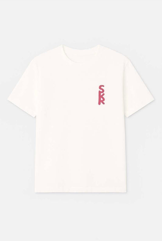T-shirt SKR | Bleu & Rose